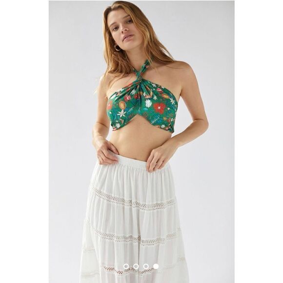 New Urban Outfitters Ofu Bossa Nova Halter Bra Size M - Picture 2 of 9